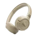 JBL سماعات رأس لاسلكية فوق الأذن مع عزل الضوضاء Tune 680NC - بيج