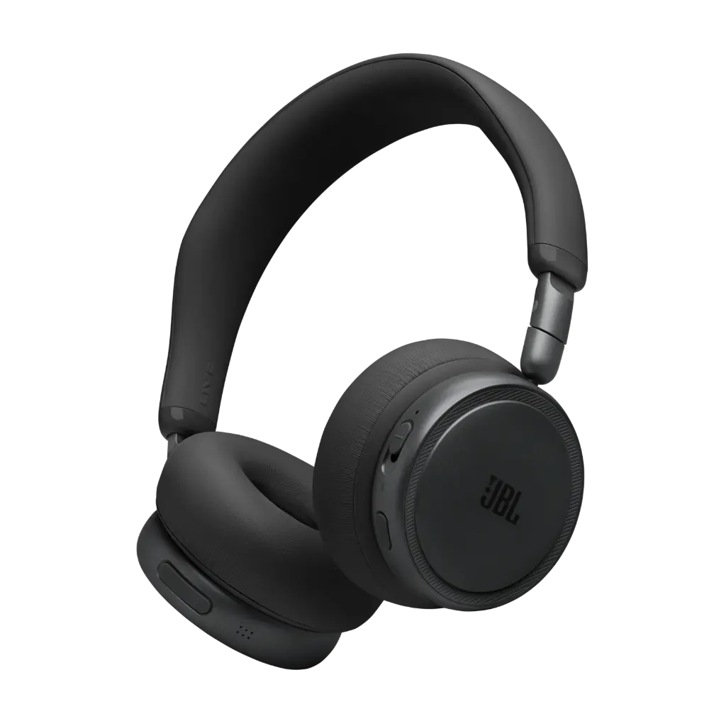JBL Live 680NC Wireless Noise-Cancelling On-Ear Headphones - Black