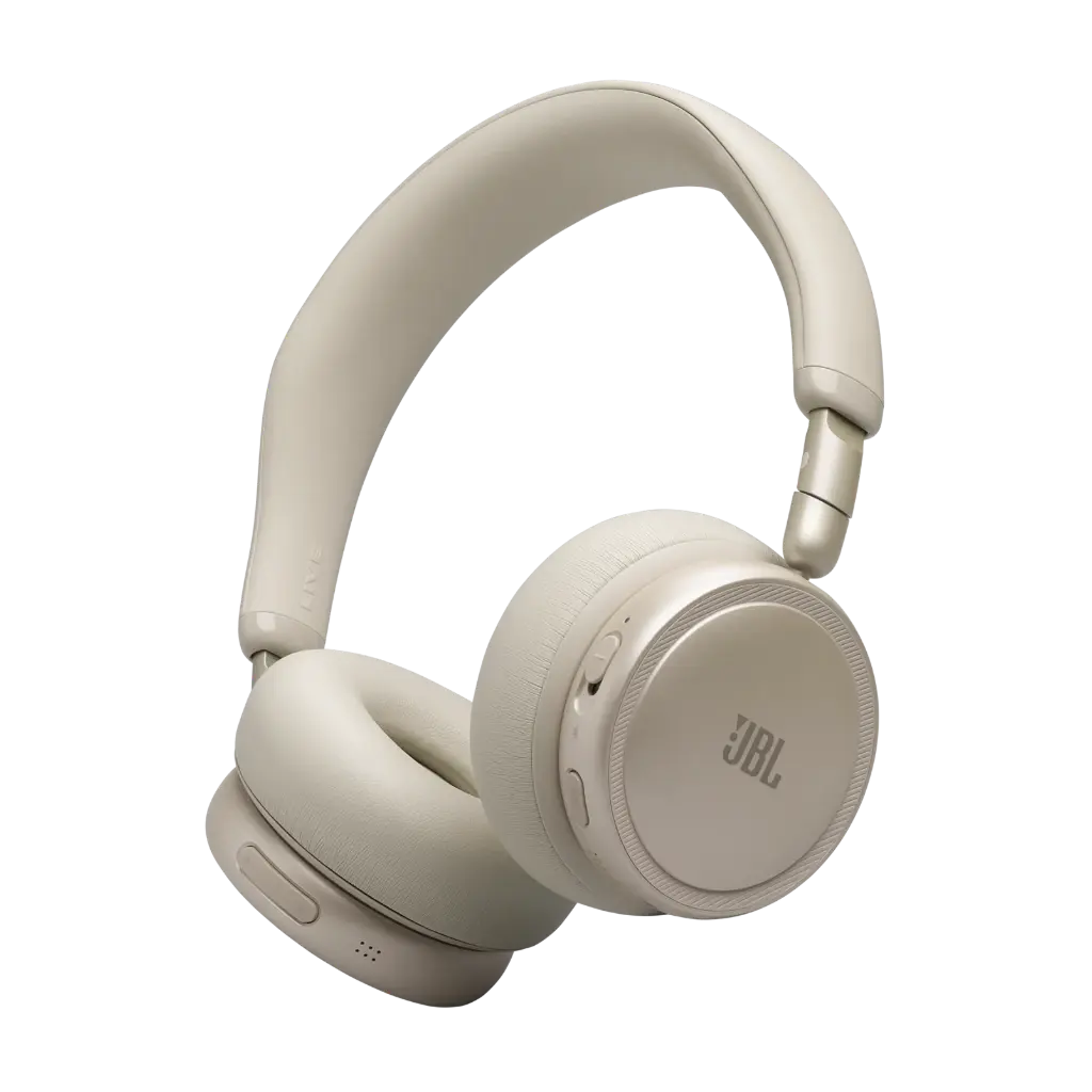 JBL Live 680NC Wireless Noise-Cancelling On-Ear Headphones - Champagne