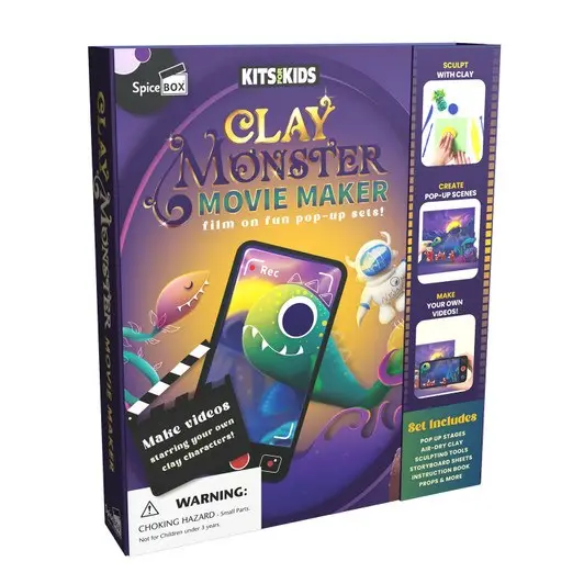 Skillmatics KlayKit Clay Monster Movie Maker
