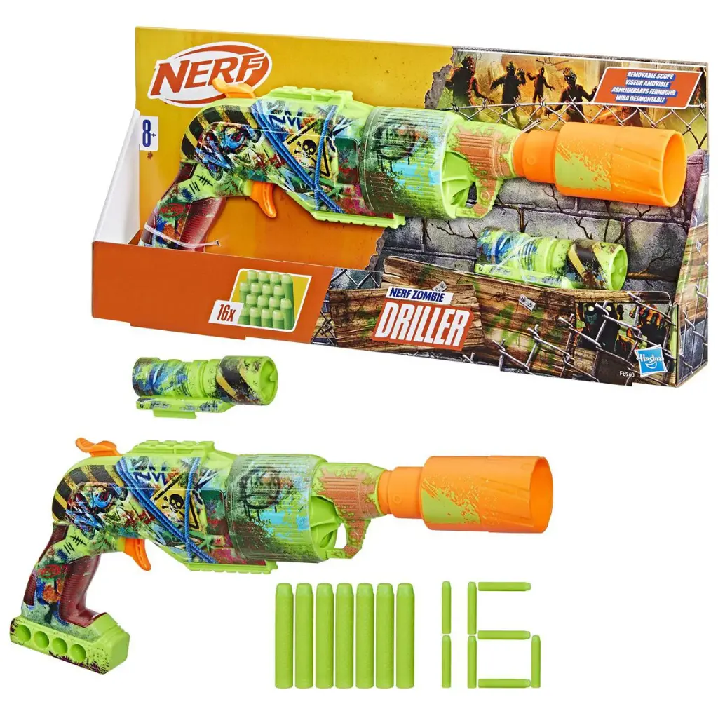 Hasbro Nerf Zombie Driller Blaster