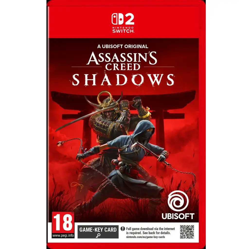لعبة Assassin’s Creed Shadows نينتندو سويتش 2 - إصدار Game-Key Card