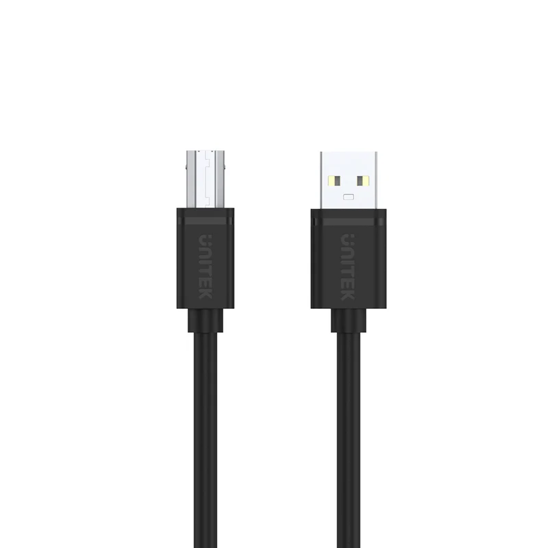 يونيتيك Y-C430GBK كابل طابعة يو إس بي 2.0 إيه إلى بي - 1 متر أسود