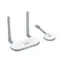 يونيتيك V1183A01 طقم جهاز إرسال واستقبال HDMI لاسلكي - حتى 50 متر أبيض