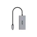 يونيتيك U1343AGY01 محول إيثرنت يو إس بي-سي إلى 5GbE RJ45 - 5 جيجابت في الثانية رمادي فلكي