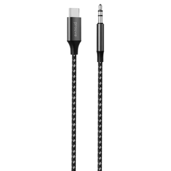 Proove SoundMesh AUX Type-C to 3.5mm Cable 1m - Gray
