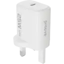 Proove Silicone Power 2 25W Type-C Wall Charger UK Plug - White