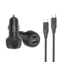 بريف شاحن سيارة ثنائي المنفذ QC 3.0 و PD بقوة 48 واط BCC-26