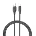 بريف كابل بيانات مضفر للشحن السريع من USB-A إلى USB-C 2.4 أمبير كابل 1 متر BDC-49