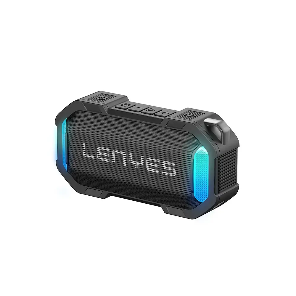 Lenyes S233 MagGlow Portable Bluetooth Speaker - Black