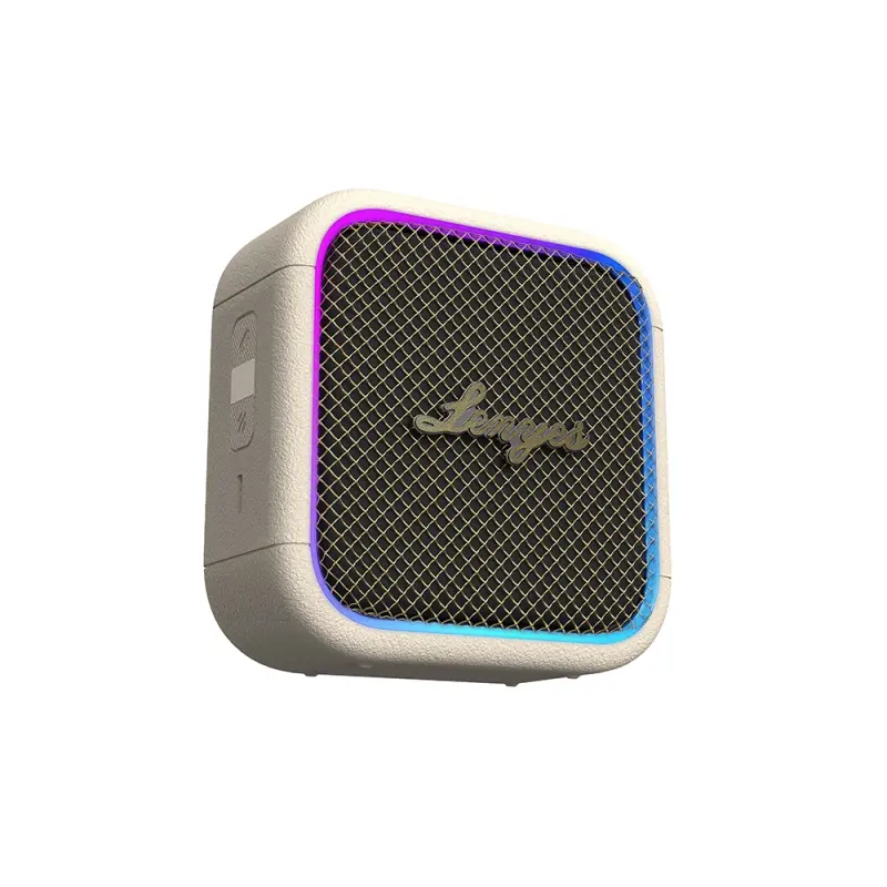Lenyes S890 RGB Portable Bluetooth Speaker - White