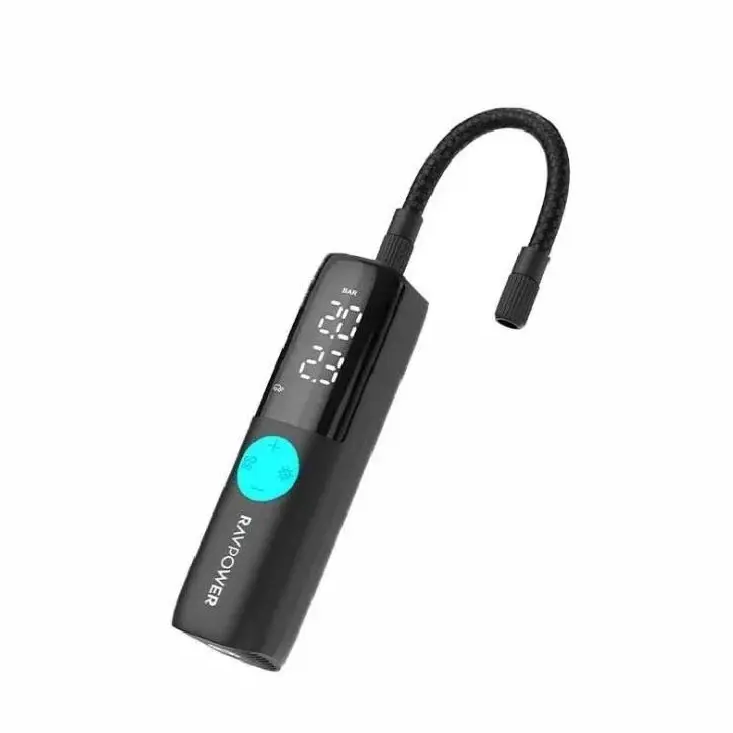 راف باور منفاخ إطارات سيارات ذكي RP-PC1084 - أسود