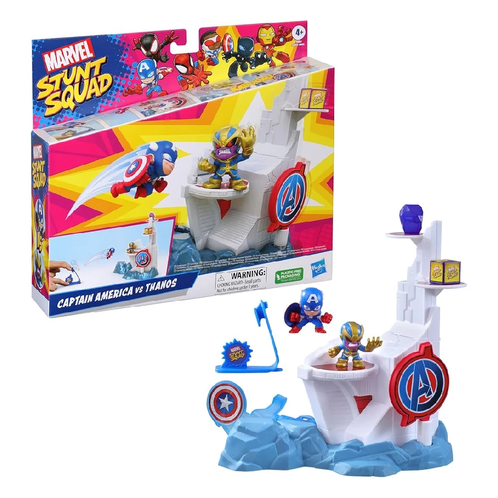 Hasbro Marvel Stunt Squad Crane Smash Playset - Spider-Man vs. Green Goblin