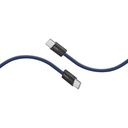 بروميت EcoLine-CC120 كيبل USB-C إلى USB-C بطول 1.2 متر وقدرة 60W - كحلي