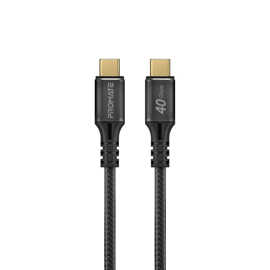 Promate PowerBolt240-1M 240W Super-Speed USB-C to USB-C Fast Charging Cable 1m