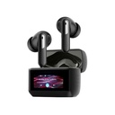 Promate Arix ANC True Wireless Earbuds with 1.47-inch Smart Touch Display - Black