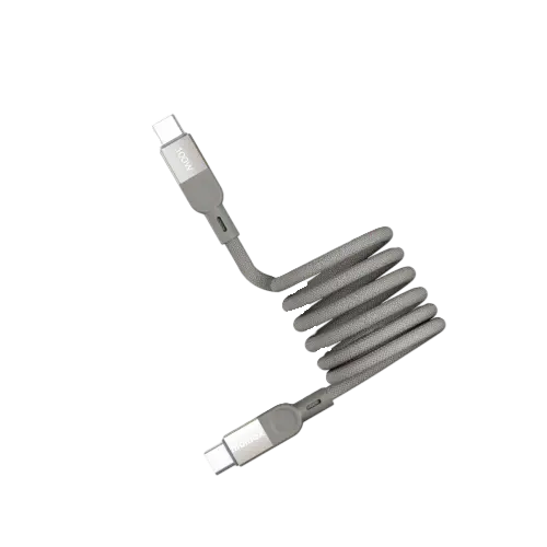 موماكس Elite Mag Link كابل مغناطيسي USB-C 100 واط (1 متر) - تيتانيوم