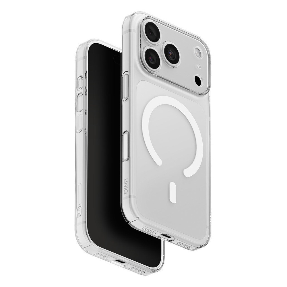 UNIQ AirSuit Magnetic Hybrid Case for iPhone 18 Pro - Glossy Clear