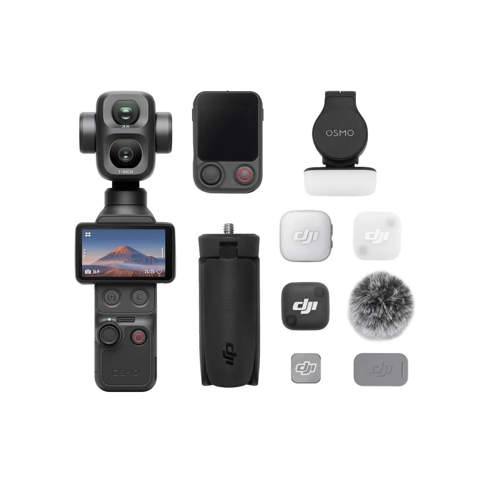 DJI Osmo Pocket 4P VLOG Combo Action Camera - Black