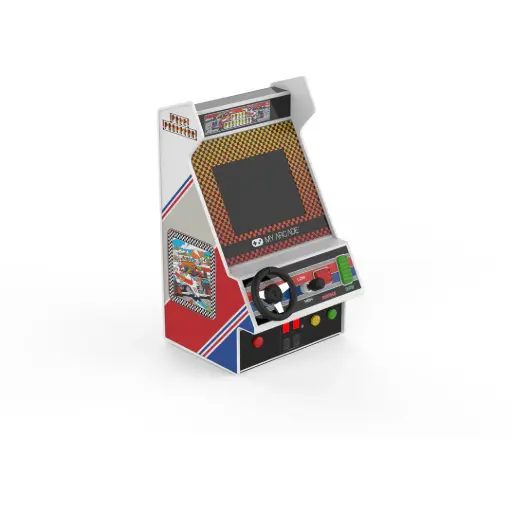 [DNA0001432] My Arcade Pole Position Racing Player: Retro Mini Arcade Game Console with 2 Games, Real Racing Controls,