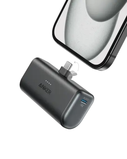 [DNA0004364] باور بانك Anker Nano بقدرة 22.5 واط مع موصل USB-C مدمج