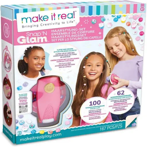 [DNA0006549] Make It Real Cool Clips Hair Accessories Set