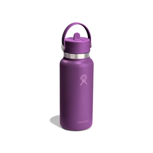 [DNA0014442] Hydroflask زجاجة معزولة بفوهة واسعة – لون بيتش بلوم – سعة 950 مل