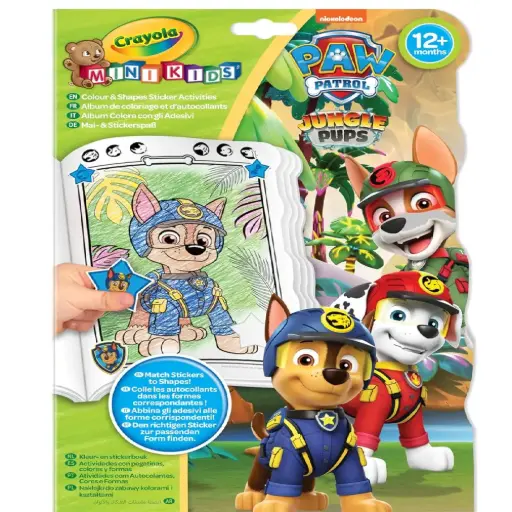 [DNA0014780] Crayola - Paw Patrol Colour & Shapes Activity Book