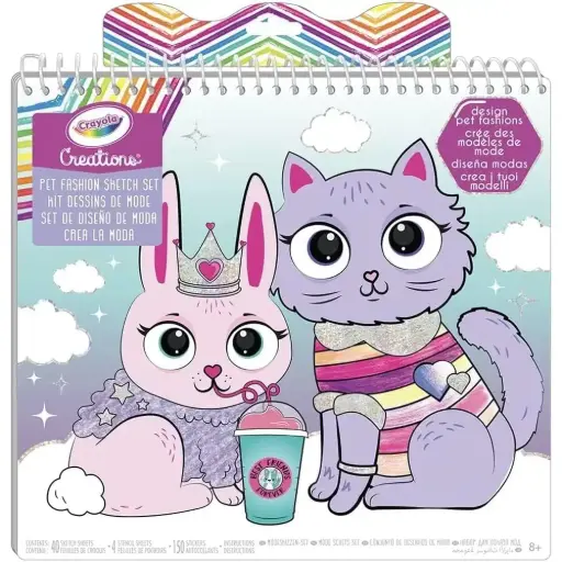 [DNA0014830] Crayola - Crayola Creations Pets Fashion Sketch Set