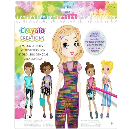 [DNA0014838] Crayola - Crayola Creations Fashion Sketch Set