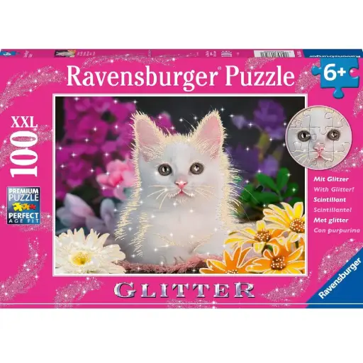 [DNA0015166] Ravensburger Glitzerkatze 100P