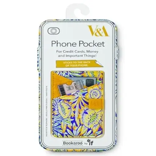 [DNA0026417] IF Company V&A Bookaroo Phone Pocket -Morris Tulip & Willow