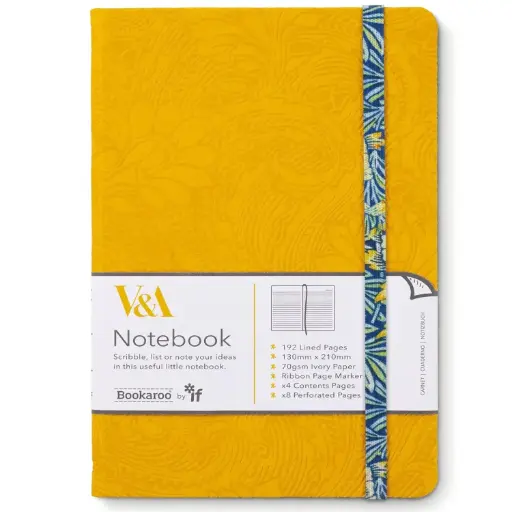 [DNA0026421] شركة IF – دفتر يوميات Bookaroo (مقاس A5) من مجموعة V&A – موريس توليب وولو