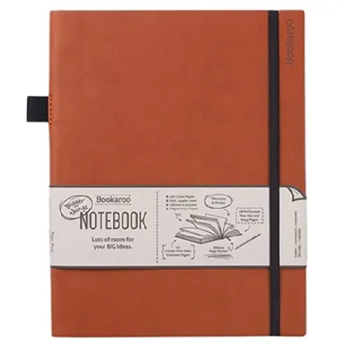 [DNA0026483] IF Company Bookaroo Bigger Things Notebook Journal -Brown