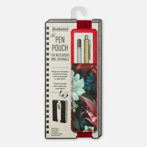 [DNA0026507] IF Company Bookaroo Pen Pouch - Dark Floral