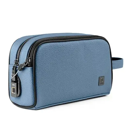 [DNA0026833] Wiwu Phantom Pro Fingerprint Lock Pouch Light Blue