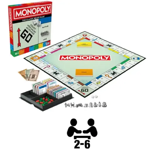 [DNA0027321] Hasbro Monopoly Classic Board Game