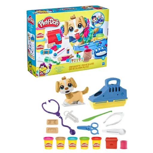 [DNA0027367] هاسبرو بلاي-دو مجموعة لعب الطبيب البيطري Care ’n Carry