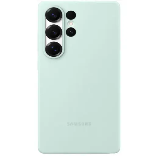 [DNA0027495] غطاء سيليكون لهاتف Galaxy S25 Ultra – لون نعناع (Mint)