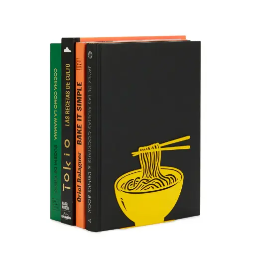 [DNA0027673] Balvi Bookend,Ramen,yellow,metal