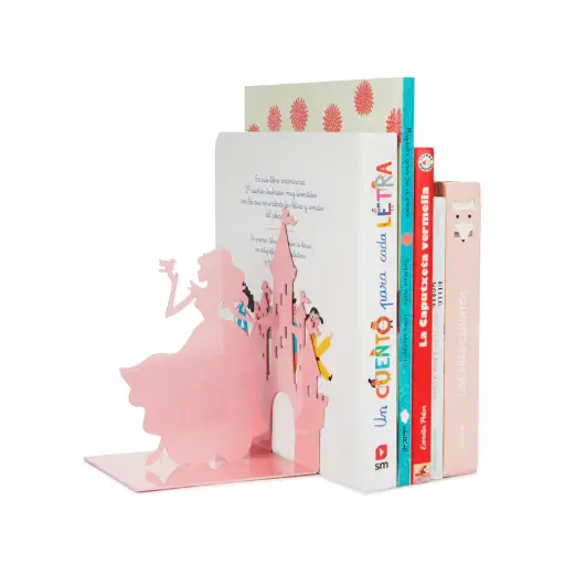 [DNA0027975] Balvi Bookend,Fairy Tale,pink,metal