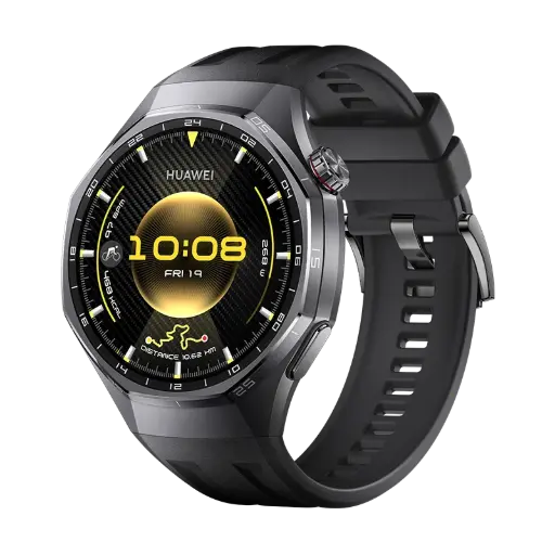 [DNA0028956] هواوي واتش GT6 برو مقاس 46 ملم – اللون الأسود مع سوار EasyFit لساعة GT6 مقاس 46 ملم (22 ملم) (هدية)