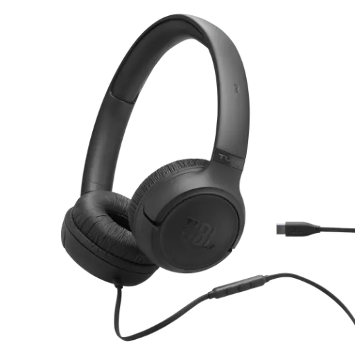 [DNA0030818] سماعة JBL Tune 530C سلكية داخل الأذن بمنفذ USB-C - لون أسود