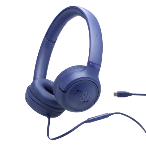 [DNA0030822] JBL Tune 530C USB-C Wired In-Ear Headphones - Blue