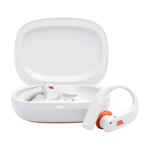[DNA0030840] سماعة JBL Endurance Peak 4 رياضية لاسلكية بالكامل - لون أبيض