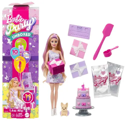 [DNA0034346] Barbie Party Unboxed Doll - Series 1
