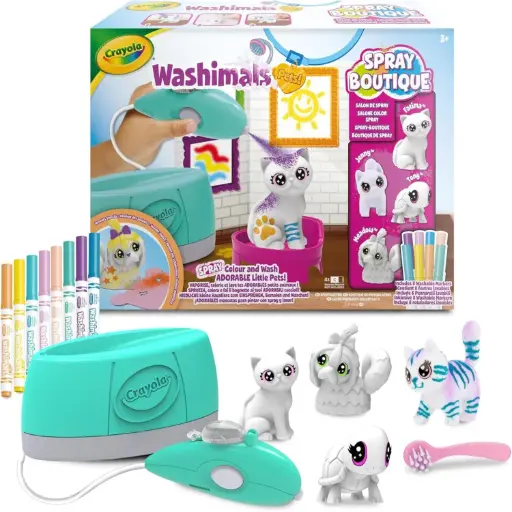 [DNA0034606] Crayola Washimals Spray Boutique Playset
