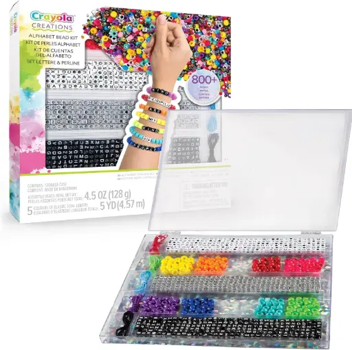 [DNA0034610] Crayola Creations Alphabet Bead Jewellery Kit 04-4666