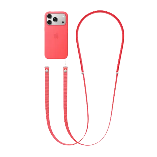 [DNA0036449] Apple Crossbody Strap · Bright Guava