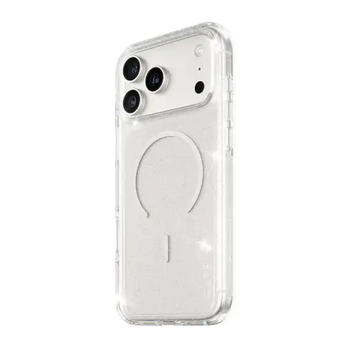 [DNA0040500] بانزر جلاس غطاء حماية "أربان إكسبلورر" بلون ضوء النجوم مع تقنية MagSafe بلون أبيض - آيفون 17 برو ماكس